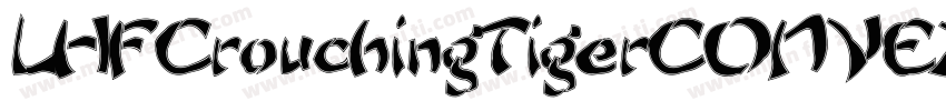 LHF Crouching Tiger CONVEX字体转换
